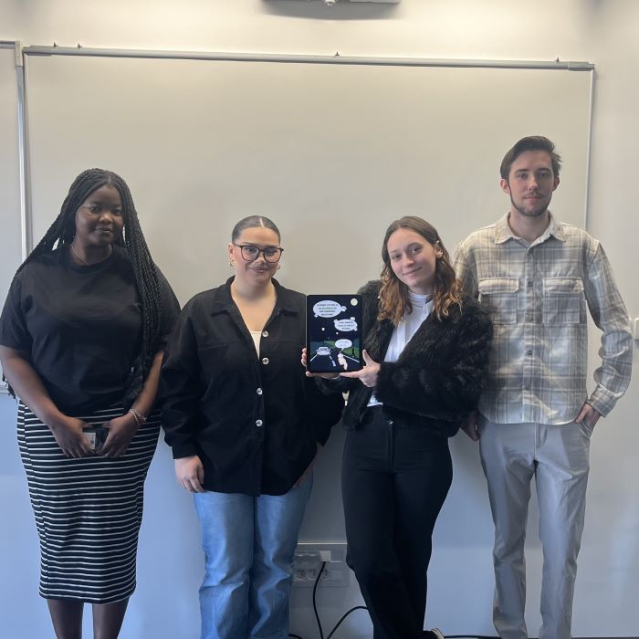 Les étudiants de la classe BTS NDRC en Challenge à Dijon.