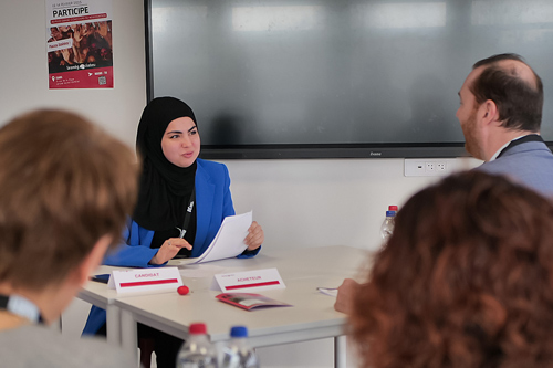 Une candidate des Négociales 2025